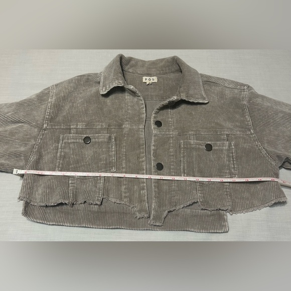 POL Beige Corduroy Cropped Jacket Bohemian - Picture 7 of 9